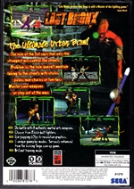 Sega Saturn Last Bronx Back CoverThumbnail